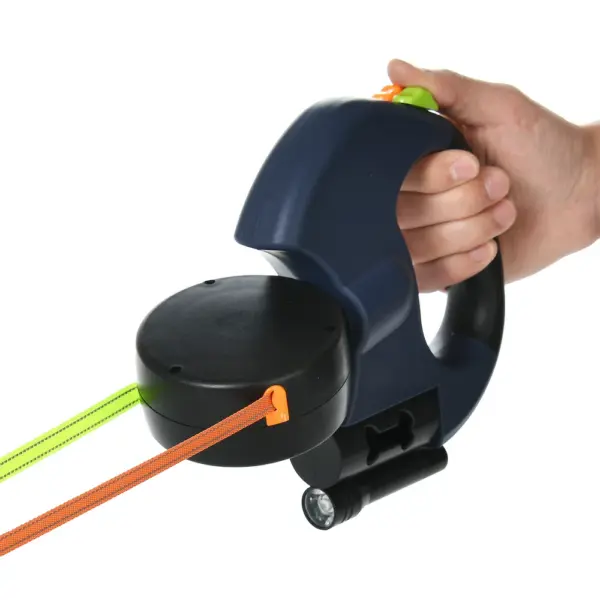 Retractable Dog Leash Lead For Small Dogs Cats Outdoor Walking With Lights Puppy Long Nylon Traction Rope Yorkshire Supplies - Image 3