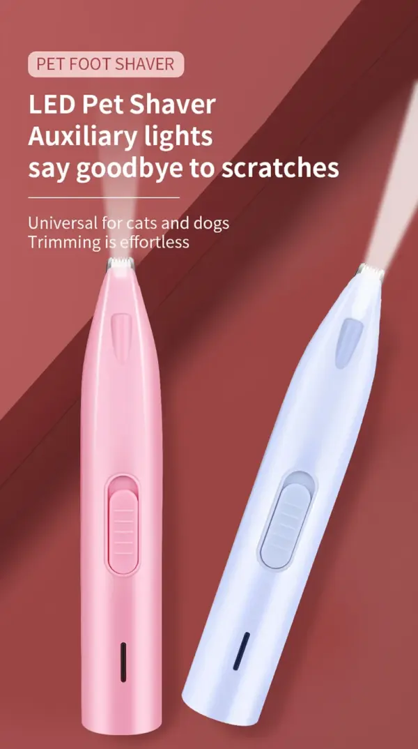 Hund Haar Trimmer Elektrische Hund Cutter Professionelle Pet Fuß Haar Trimmer Katze Pflege Friseur Schere Butt Ohr Pedikator - Image 9