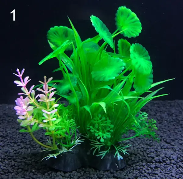 Aquarium decoration a variety of simulated plants aquatic plants aquatic plants aquarium plants decorative products - Image 13
