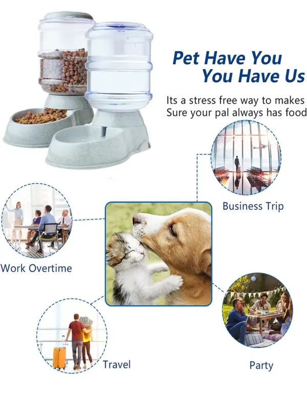 3,8 L Große Kapazität Pet Feeder Schüsseln Kleine Hundefutter Schüssel Automatische Wasser Dispenser Hund Katze Futter Wasser Schüssel Welpen haustier Zubehör - Image 19