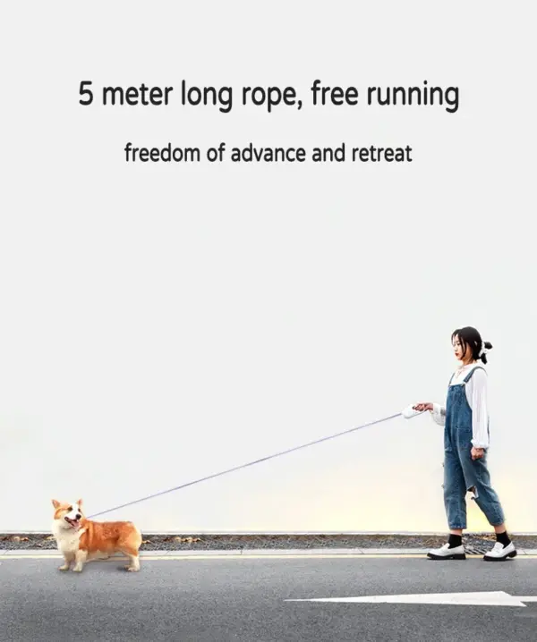 LED Retractable Dog Leash with light for Puppies Small Medium big Dogs Cats Pet Harness straps collar Accessories 3m 5m roulette - Image 15