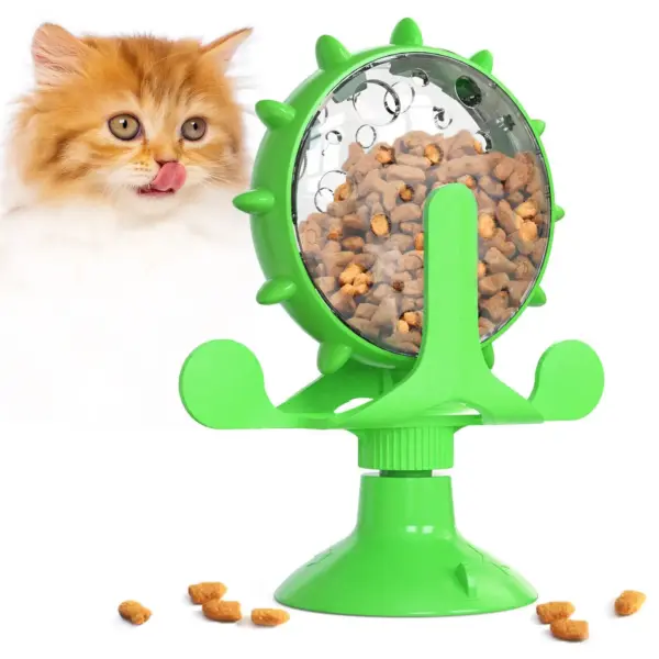 Hund Katze Fütterung Interaktive Rad Spielzeug Haustier Undichte Futter Training Ball Langsam Hund Feeder Lustige Hund Rad Haustier Produkte - Image 8