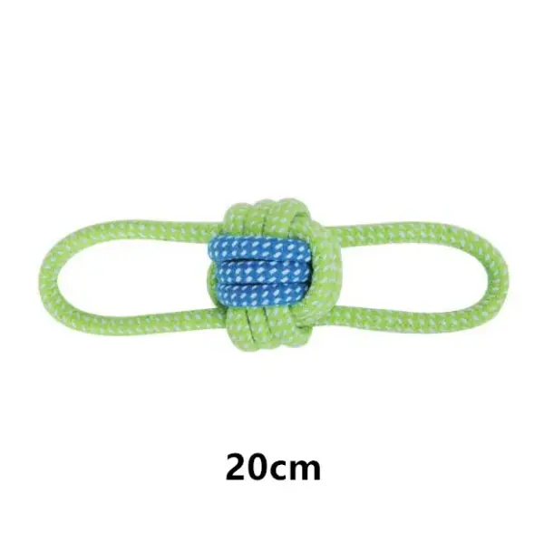 Haustier-Hundespielzeug für große und kleine Hunde, interaktives Baumwollseil, Mini-Hundespielzeug, Ball für Hunde, Zubehör, Zahnbürste, Kauspielzeug für Welpen - Image 12
