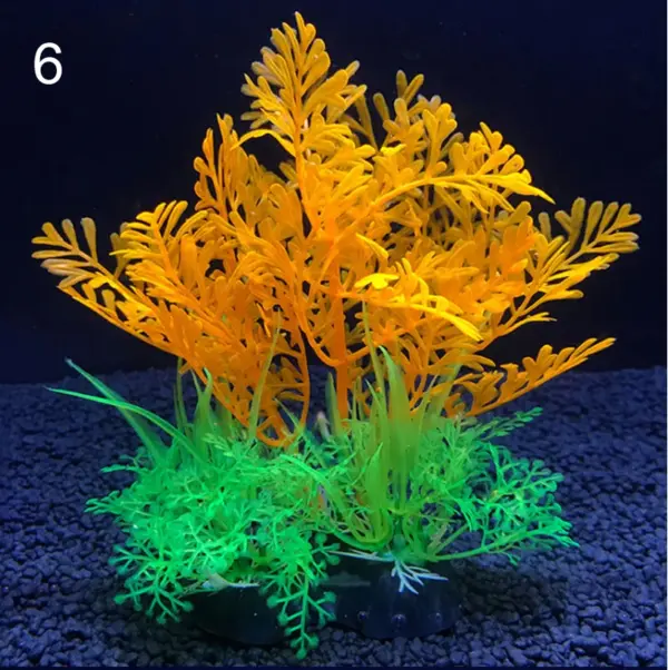 Aquarium decoration a variety of simulated plants aquatic plants aquatic plants aquarium plants decorative products - Image 18