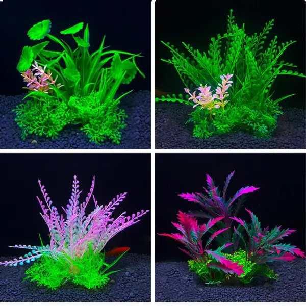 Aquarium decoration a variety of simulated plants aquatic plants aquatic plants aquarium plants decorative products - Image 21