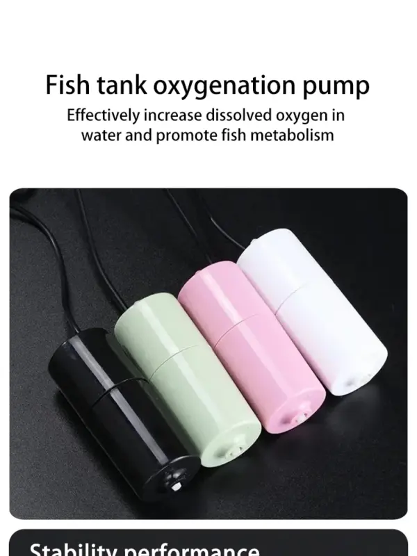Tragbare USB-Aquarium-Luftpumpe: Mini-Oxygenator für Aquarien und Wasserzubehör - Image 11