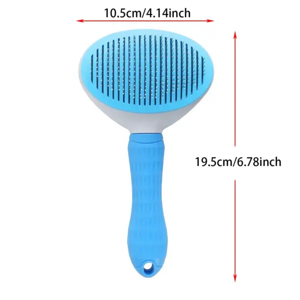 Hair Remover Brush Dog and Cat Non-slip Beauty Brush Dog Grooming Equipment Pets Stainless Steel For Dogs Pet Hair Removal Comb - Image 8