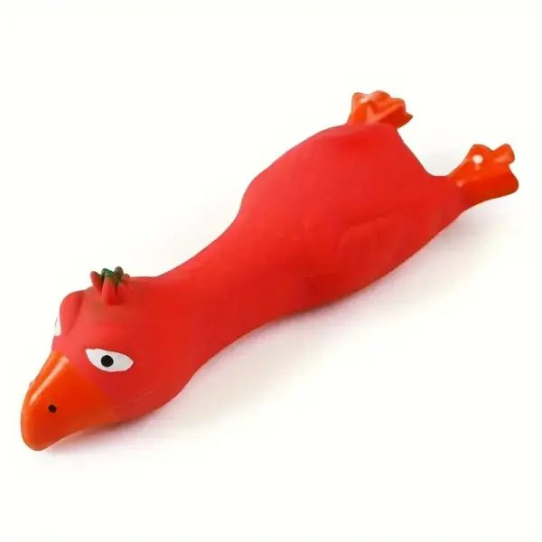 Hundes pielzeug machen ein Geräusch gurren des Hühner hundes pielzeug-langlebiges Latex kauen für interaktives Spiel und Zahn gesundheit kleiner bis mittlerer Rassen - Image 9