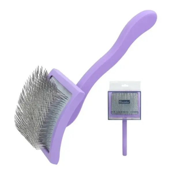 Pet Slicker Brush For Dog Dematting Removal Remover Slicker Tool Dog Brush Pet Cleaning Grooming Cat Hair Comb - Image 10
