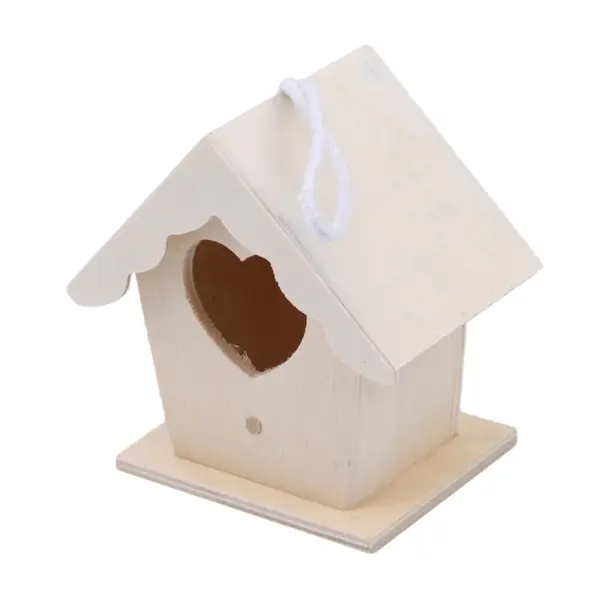 Bird Nest Garden Wooden Bird Cage Outdoor Hanging Birdhouse Box Garden Yard Decoration Pet Accessories Wooden Bird Cages - Image 12