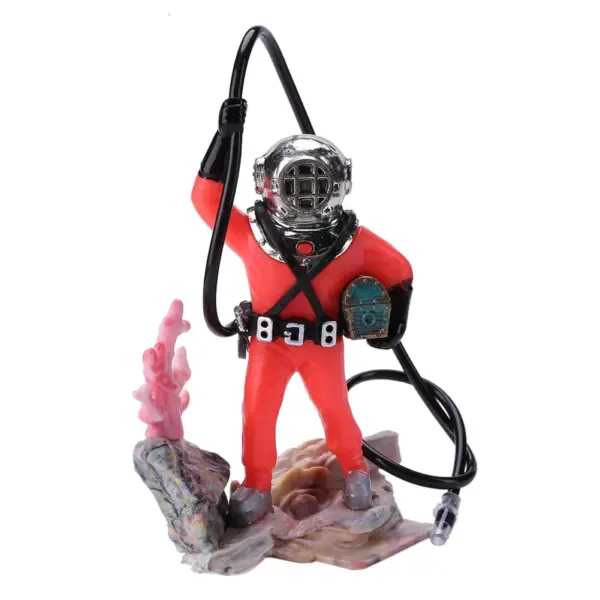 Aquarium Landscaping Oxygen Pneumatic Toy Diver Ecological Fish Tank Decorations - Image 4
