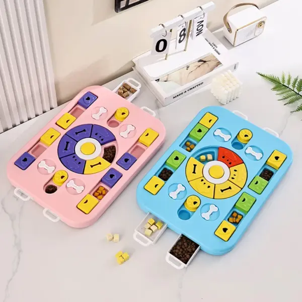 Hundespielzeug für Welpen, interaktives Hundespielzeug für das Training, Hundeanreicherungsspielzeug für große, mittelgroße und kleine intelligente Hunde, Haustier-Puzzles - Image 2
