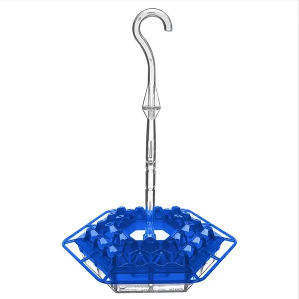 1pc Wild Bird Feeder Hanging Hexagonal Bird Feeder with Hook Hummingbird Feeder Garden Bird Feeder Pet Forest Water Dispenser - Image 4
