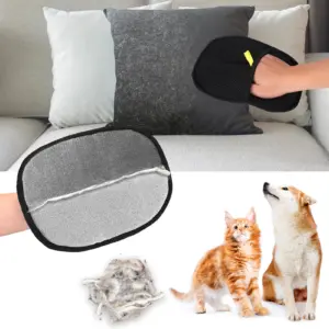 Doppelseitige Fellpflegehandschuhe, Katzenpflegehandschuhe, Fellpflegehandschuhe für Hunde beim Baden, vielseitige Fellpflegehandschuhe für Washi