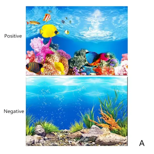 Aquarium Hintergrund Dekoration Aufkleber Aquarium Landschaft Aufkleber Poster Hintergrund für Aquarium Ozean Pflanze Aquascape Malerei - Image 11