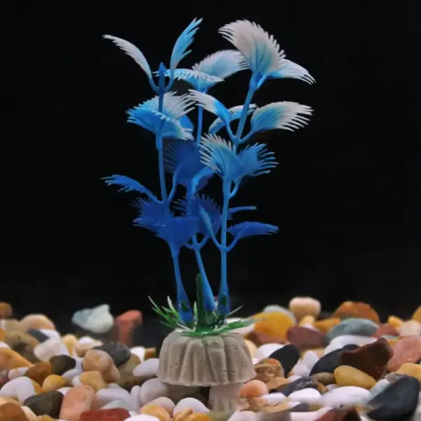 Artificial Aquarium Decor Plants Water Weeds Ornament Plastic Aquatic Plant Fish Tank Decorate Accessories Aquarium Accesories - Image 7