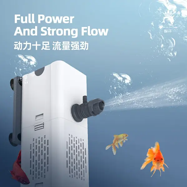 Aquarium Filter Drei-in-Eins Wasser Reinigung Umwälzpumpe Kleine Integrierte Tauchpumpe Stille Belüftung - Image 3