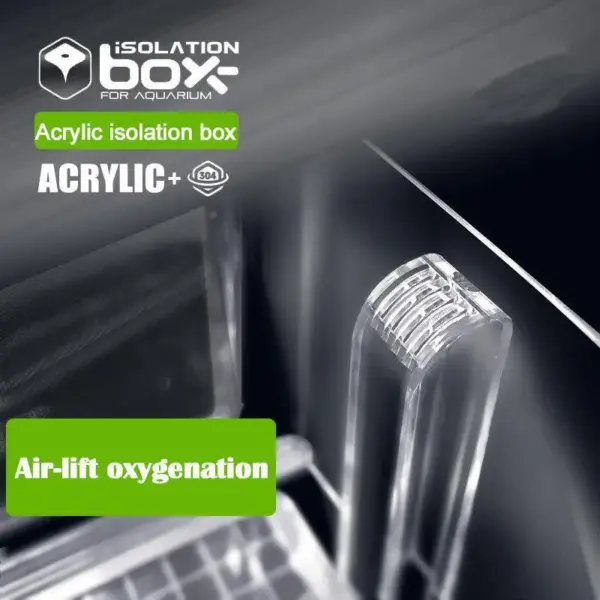 Aquarium Acrylic Fish Tank Breeder Box Isolation Box Detachable Fishbowl Ornamental Incubation Spawning Room Pneumatic Breeding - Image 3