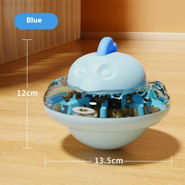 Katzen- und Hundefutterspender, Spielzeug, lustige Hühnerform, interaktives langsames Futterspender-Puzzlespielzeug für Katzen und Hunde - Image 6