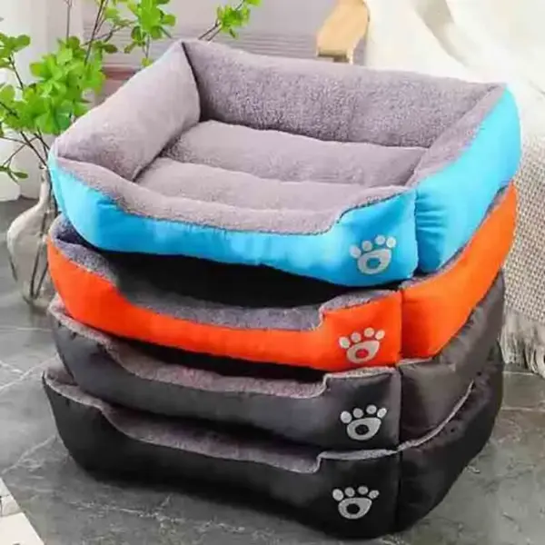 Großes Haustier Katzen-und Hunde bett warmes bequemes Hundehütte weiches pp Baumwoll nest Hunde korb matte universelles wasserdichtes Katzen bett - Image 2