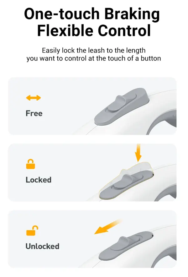ROJECO Retractable Dog Leash Automatic 5M Extendable Rope For Outdoor Travel Walking Hiking Running Dog Pet Lead Traction Rope - Image 11