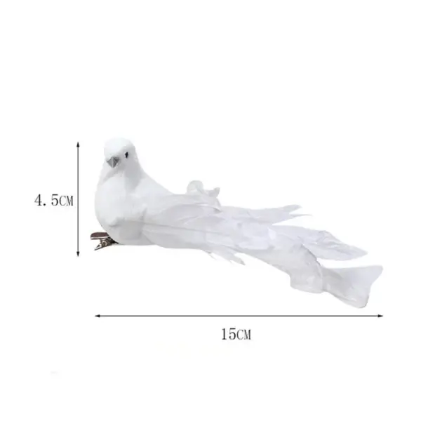 Hot 2pcs Simulation Feather Birds with Clips for Garden Lawn Tree Decor Handicraft Red Birds Figurines Home Decoration - Image 28