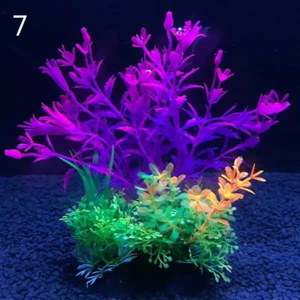 12 Kinds Artificial Aquarium Decor Plants Water Weeds Ornament Aquatic Plant Fish Tank Grass Decoration Accessories 14cm - Image 9