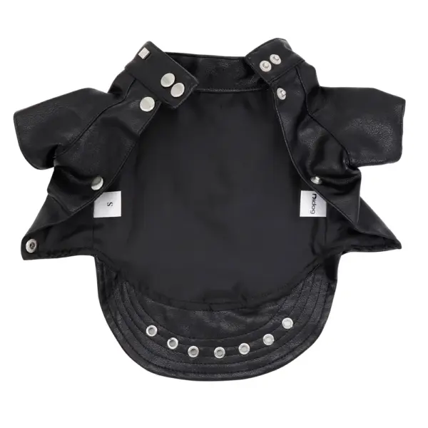 French Bulldog Dog Clothes Winter Leather Dog Coat Jacket Warm Pet Clothes For Small Large Dogs Cat Pug Clothing Ropa Para Perro - Image 3