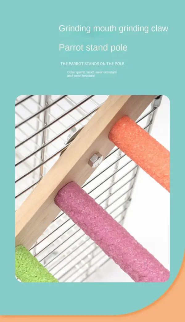 4/6/8 Step Bird Climbing Ladder Pet Interactive Ladder Parrot Grinding Claws and Teeth Climbing Toy Interactive Bird Accessories - Image 18