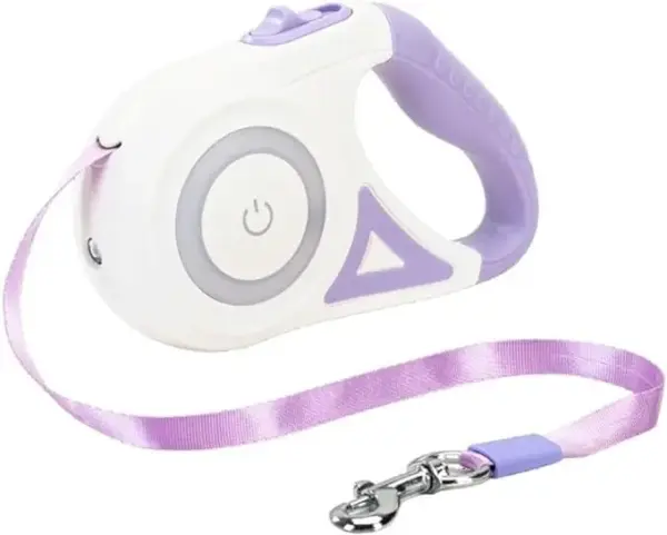 Retractable Dog Leash with Flashlight   Front Safety Led Light  360°Tangle Free Training Leash - Image 11