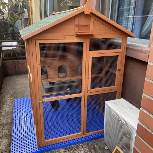 Manufacturer Outdoor Wooden Bird Cage Bird Nest Solid Wood  Cage  Cage  Nest Large  Breeding Special Cag - Image 3