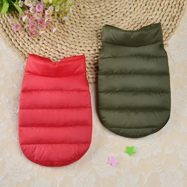 Winter Cat Clothes Warm Puppy Cats Coat Vest Soft Pet Down Jacket Outfit For Small Medium Dogs Cats Kitten Pets Costume Clothing - Image 3