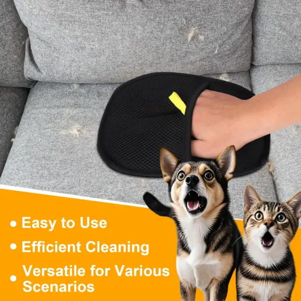 Doppelseitige Fellpflegehandschuhe, Katzenpflegehandschuhe, Fellpflegehandschuhe für Hunde beim Baden, vielseitige Fellpflegehandschuhe für Washi - Image 5