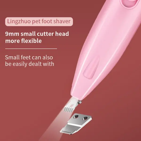 Hund Haar Trimmer Elektrische Hund Cutter Professionelle Pet Fuß Haar Trimmer Katze Pflege Friseur Schere Butt Ohr Pedikator - Image 5