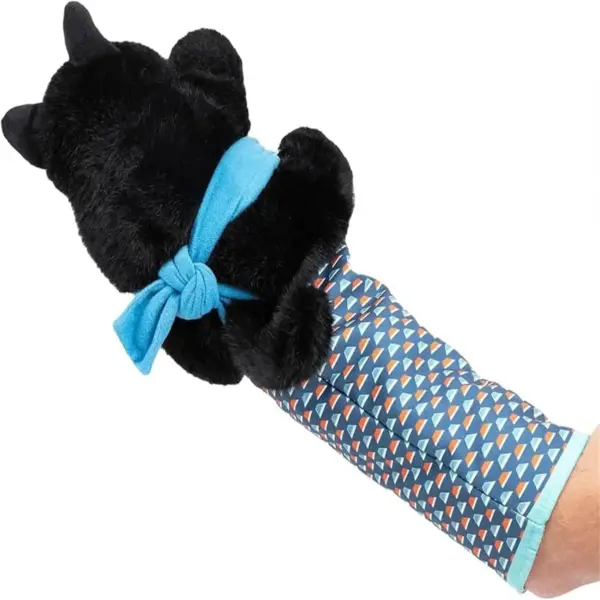 Katzenpuppe, Wrestler, Katzen-Wrestling-Spielzeugpuppe, interaktive Handpuppe mit robuster Polsterung für sicheres Spielen, Katzen- und Hundespielzeug - Image 6