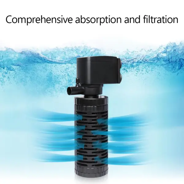 3 in 1 Aquarium Internal Filter Silent Aquarium Water Purifier Waterproof Submersible Fish Tank Filter Aquarium Accessories - Image 12
