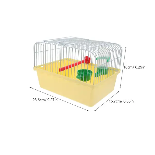 Portable Bird Cage for Travel Small Iron Parakeet Lovebird Cages Perch Food Box Water Dispenser Durable ABS Spacious Outdoor - Image 8
