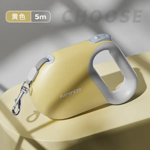 5m Retractable Dog Leash Comfortable Nylon and Plastic Pet Leash With Cartoon Print Reflective and Thick With Handle for Dogs - Image 8