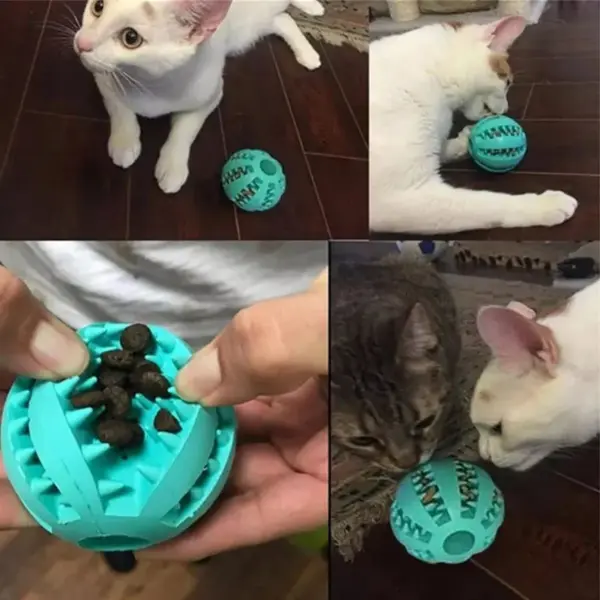 Hund Spielzeug Ball Interaktive Gummi Bälle Welpen Kauen Spielzeug Haustier Zahn Reinigung Ball Katzen Haustiere Lebensmittel Behandeln Feeder Silikon Bälle Spielzeug - Image 18