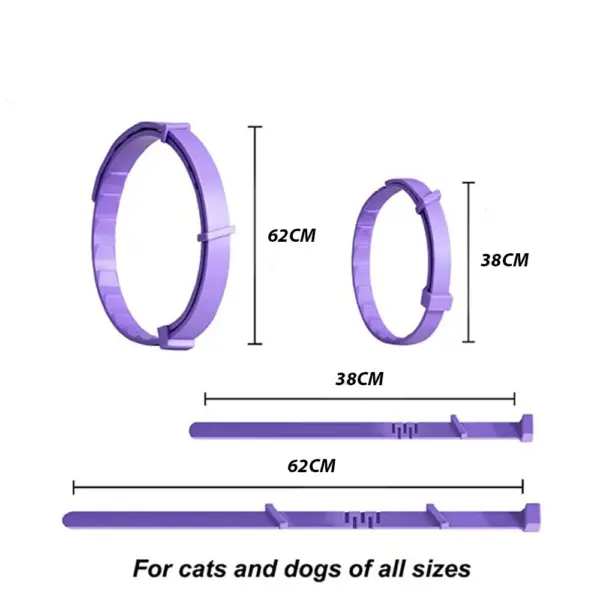 Beruhigendes Haustierhalsband für Katzen und Hunde, verstellbare Angst-Pheromon-Reduzierung, Haustierhalsband, langlebig, natürlich, ruhig, entspannen, beruhigende Halsbänder - Image 19