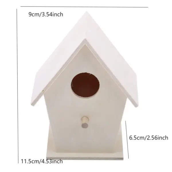 Bird Nest Garden Wooden Bird Cage Outdoor Hanging Birdhouse Box Garden Yard Decoration Pet Accessories Wooden Bird Cages - Image 6