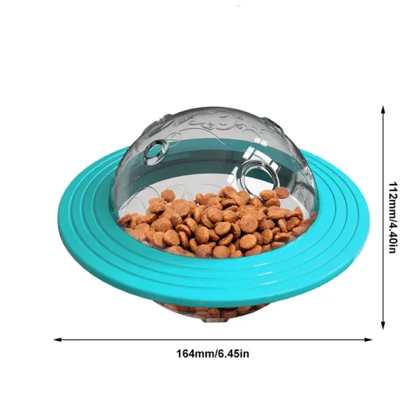 Interaktiver Leckerli-Ball für Hunde zum Auslaufen von Speisen für kleine und große Hunde. Verbessern Sie das IQ-Trainingsspielzeug. Dackel-Spielzeug für Welpen mit langsames Futter - Image 5