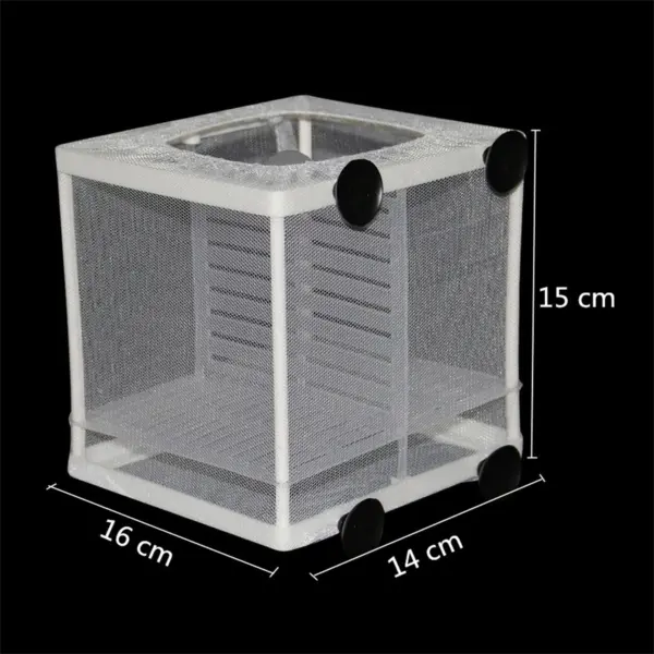Aquarium Fisch Zucht Züchter Box Baby Fisch Brüterei Isolation Net Aquarium Inkubator Box Hängen Aquarium Zubehör Liefert - Image 7