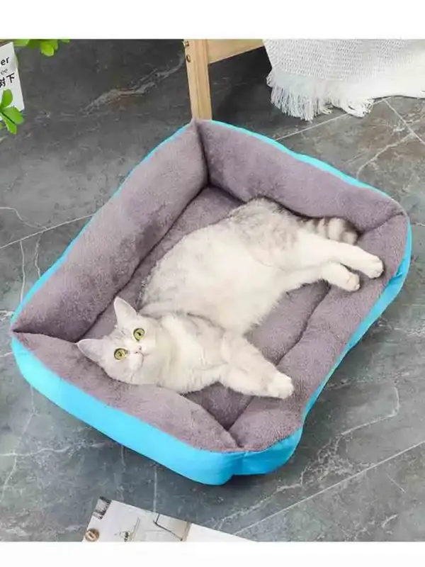 Großes Haustier Katzen-und Hunde bett warmes bequemes Hundehütte weiches pp Baumwoll nest Hunde korb matte universelles wasserdichtes Katzen bett - Image 13