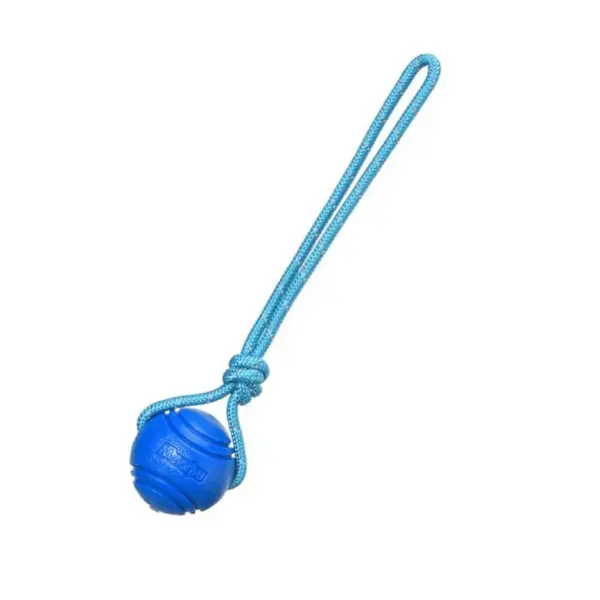 Hundeball-Spielzeug, federnde Gummiball, Kauspielzeug, Haustier-Hunde-Spielzeugball mit Schnur, interaktives Spielzeug für große Hunde, Welpen-Spiele, Spielzeug - Image 10