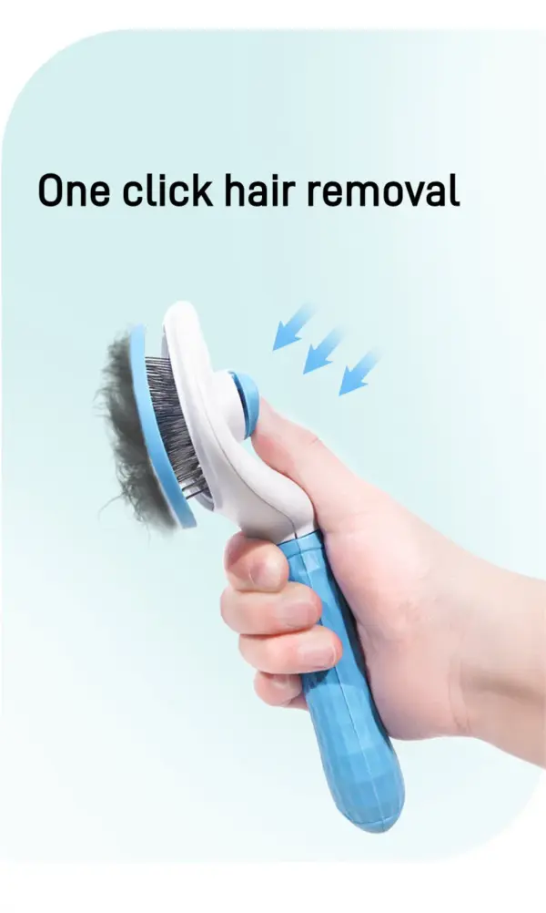 Hair Remover Brush Dog and Cat Non-slip Beauty Brush Dog Grooming Equipment Pets Stainless Steel For Dogs Pet Hair Removal Comb - Image 13
