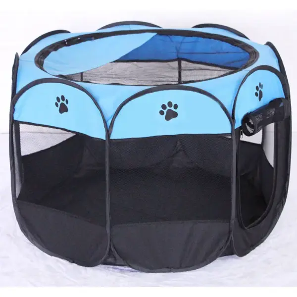 Tragbares, faltbares Katzenzelt, Katzenhaus, tragbar, zusammenklappbar, für Outdoor-Reisen, Haustierzelt, Katzen-/Hundekäfig, einfache Bedienung, große Katzen-/Hundezäune - Image 20