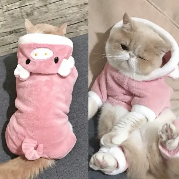 Soft Warm Dog Clothes Fleece Pet Dogs Jumpsuits Pet Clothing for Small Dogs Puppy Cats Clothes Chihuahua Yorkshire Costume Coat - Image 25