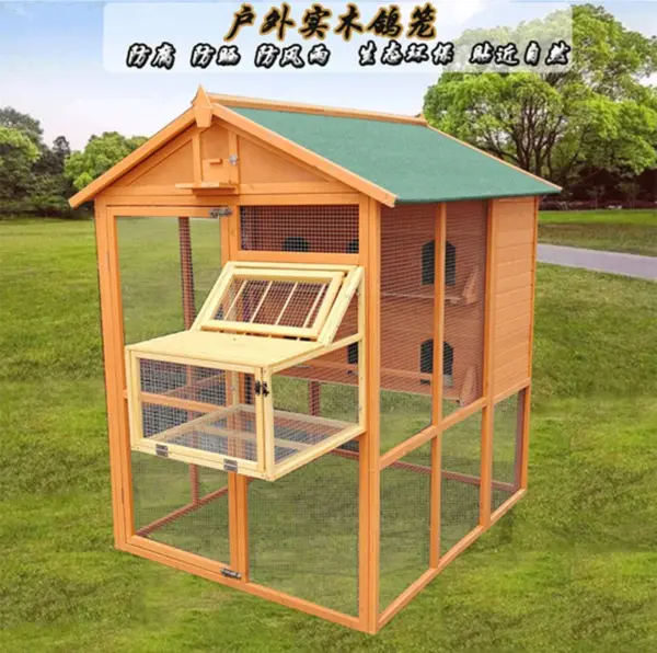 Manufacturer Outdoor Wooden Bird Cage Bird Nest Solid Wood  Cage  Cage  Nest Large  Breeding Special Cag - Image 7
