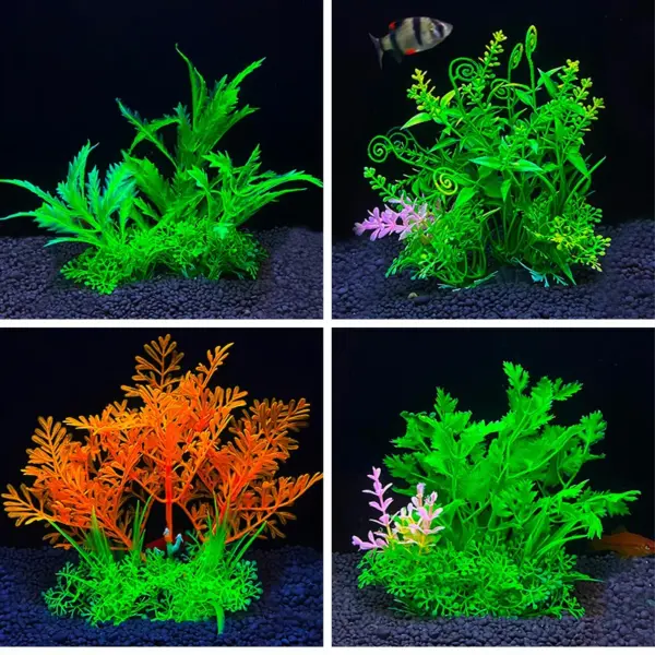 Aquarium decoration a variety of simulated plants aquatic plants aquatic plants aquarium plants decorative products - Image 5